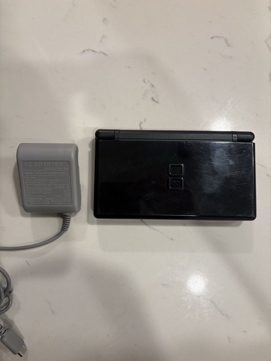 Nintendo DS Lite Black – Tested & Working + OEM Charger