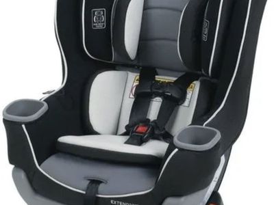 Clean! Graco Extend2Fit Convertible Car Seat Forward and Rear-Facing Baby Toddler Kid Reclinable Adjustable Harnesses