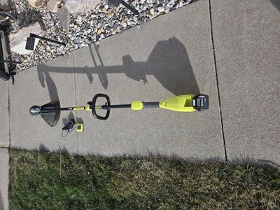 RYOBI 40V HP 16" Trimmer W/40 V 4AH Battery