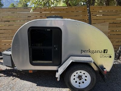 Perkgana tear drop trailer