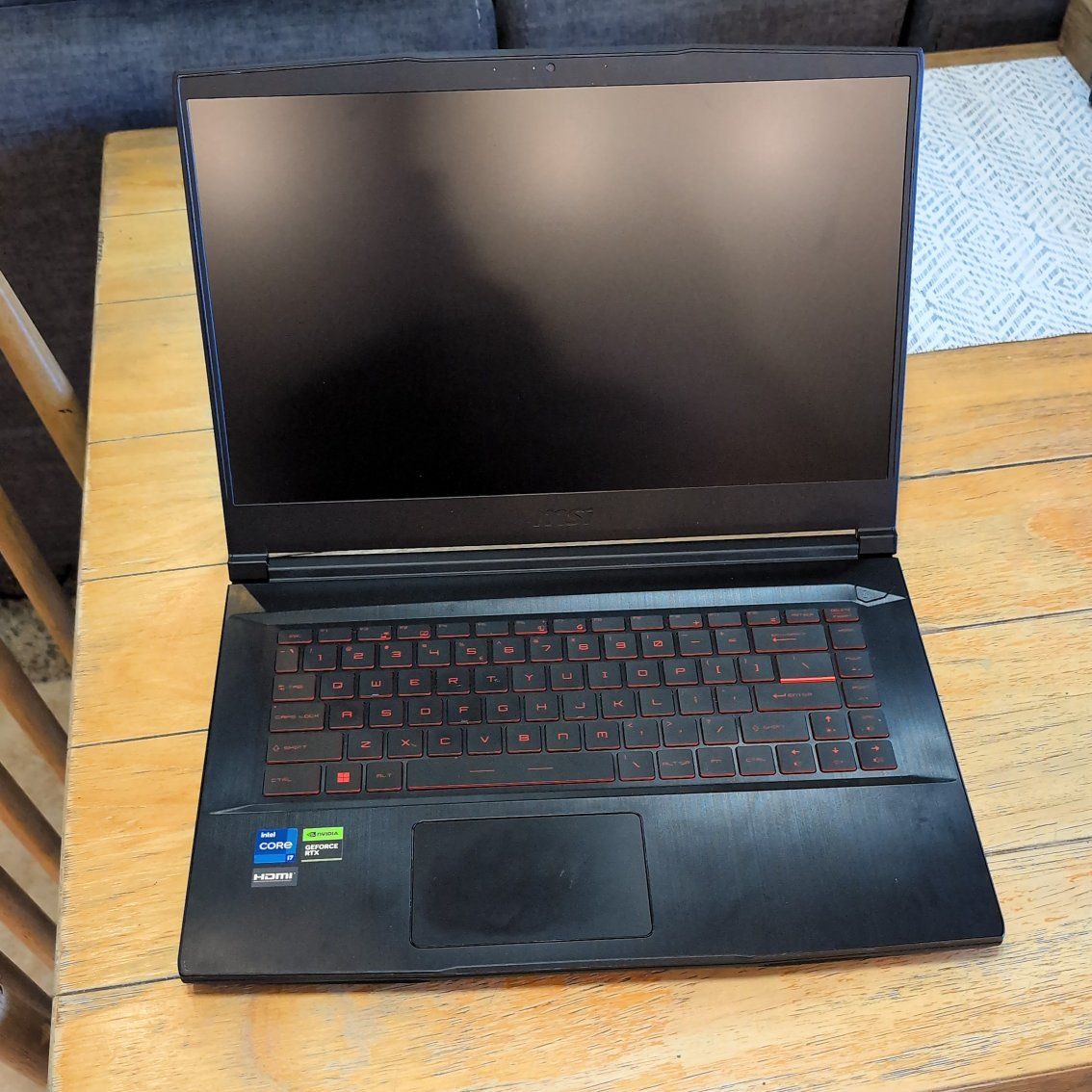 MSI gaming laptop