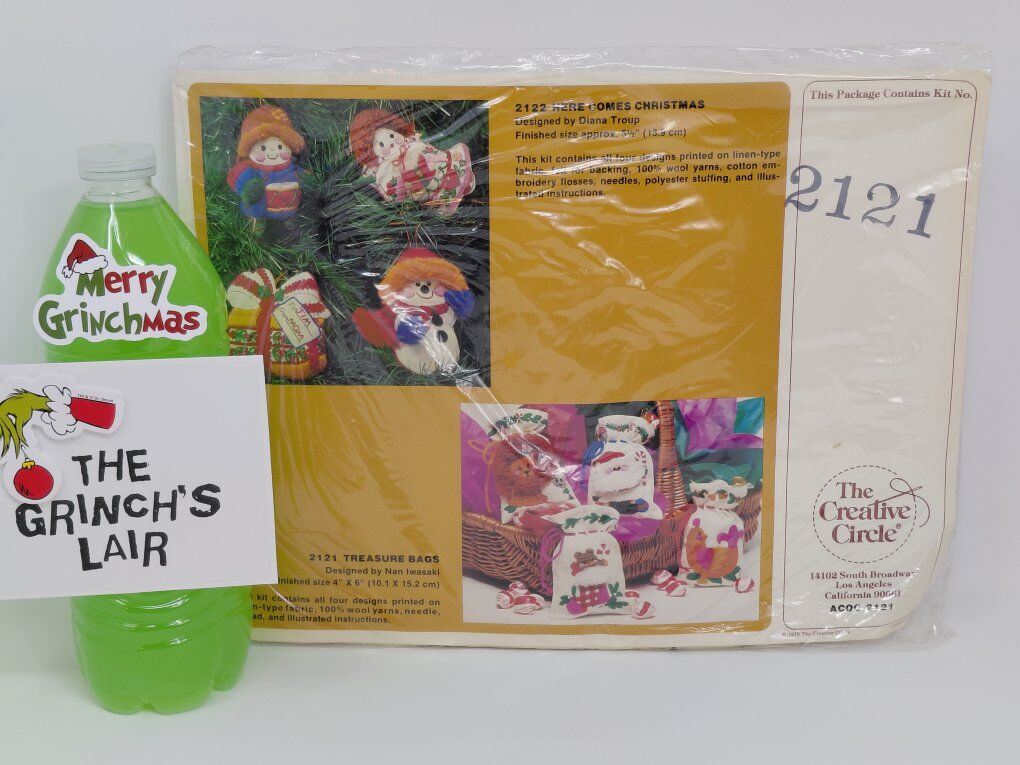 New Sealed Creative Circle 2121 Embroidery Kit