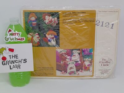 New Sealed Creative Circle 2121 Embroidery Kit