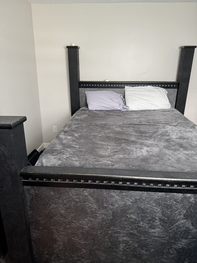 Queen Size Black Bed Frame