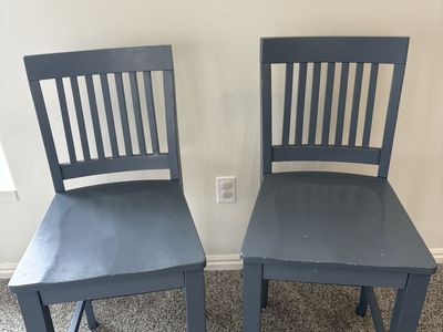 Blue Counter Height Stools