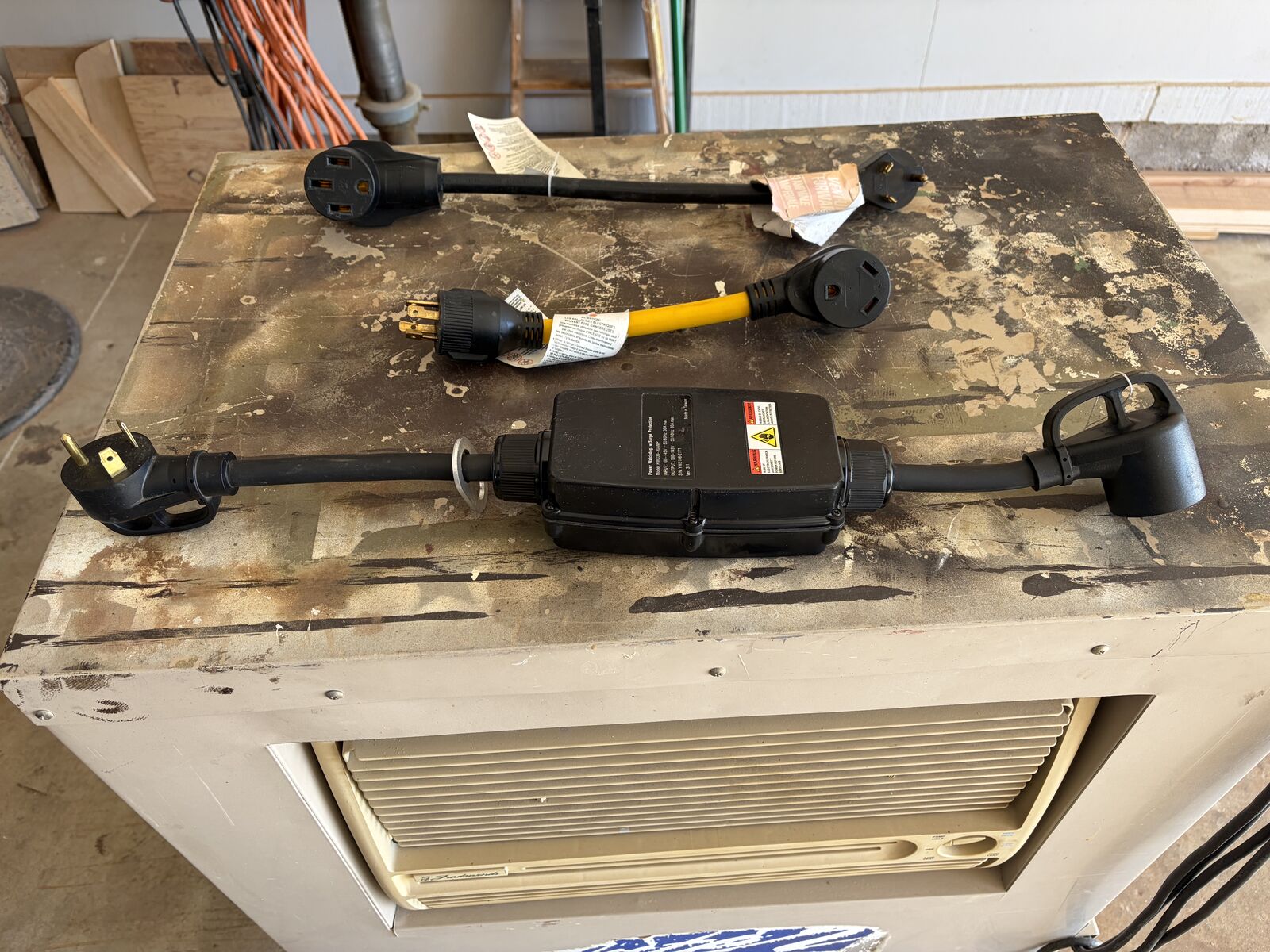 Hughes Surge Protector plus adapters