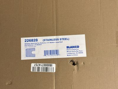 BLANCO 226828 Stainless Steel Grid for Performa 1.75 Medium-Large Bowl Sink