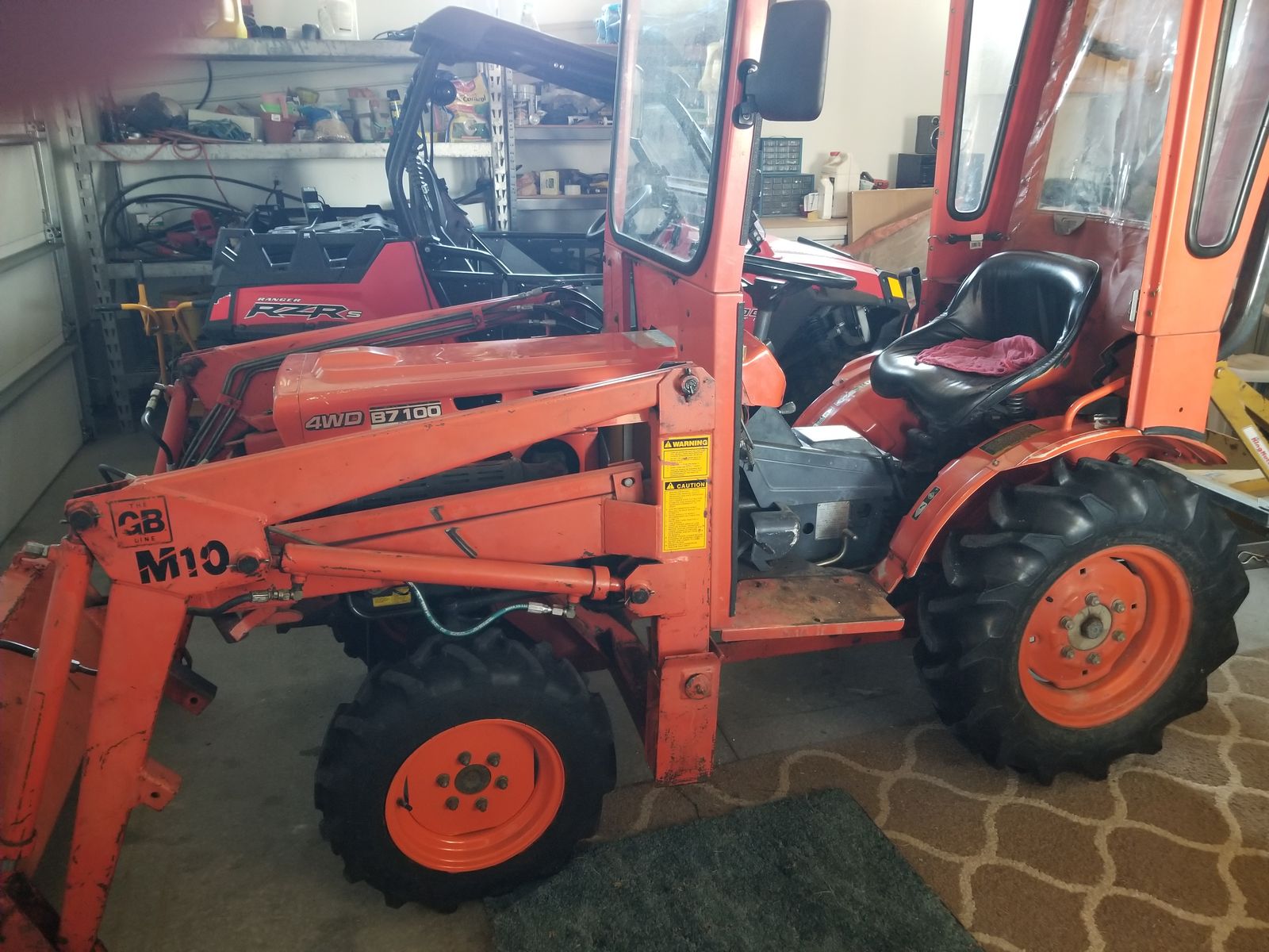 Kubota Diesel Tractor with many accessories