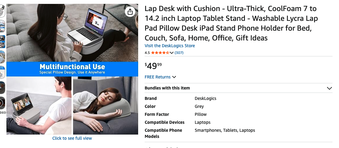 Multi-Function Lap Desk