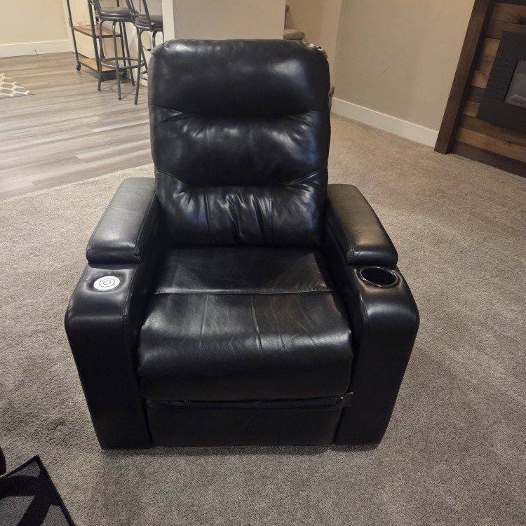 Black recliner