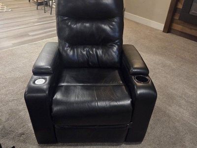 Black recliner