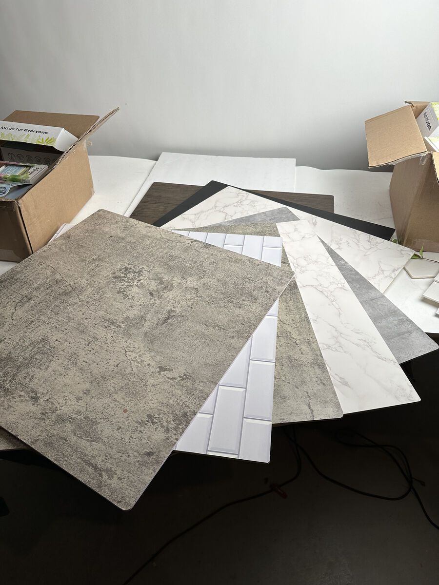 Photography Backdrop Board Set — Multiple Textures — Great for Flat Lay & Portraits