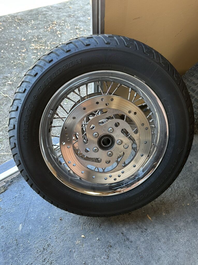 Dunlop Harley Wheel And Tire