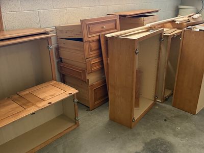 Kitchen cabinets- wood / custom made