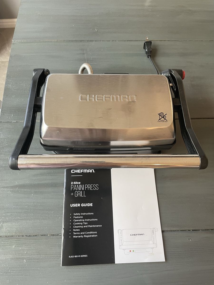 Chefman 2-Slice Panini Press