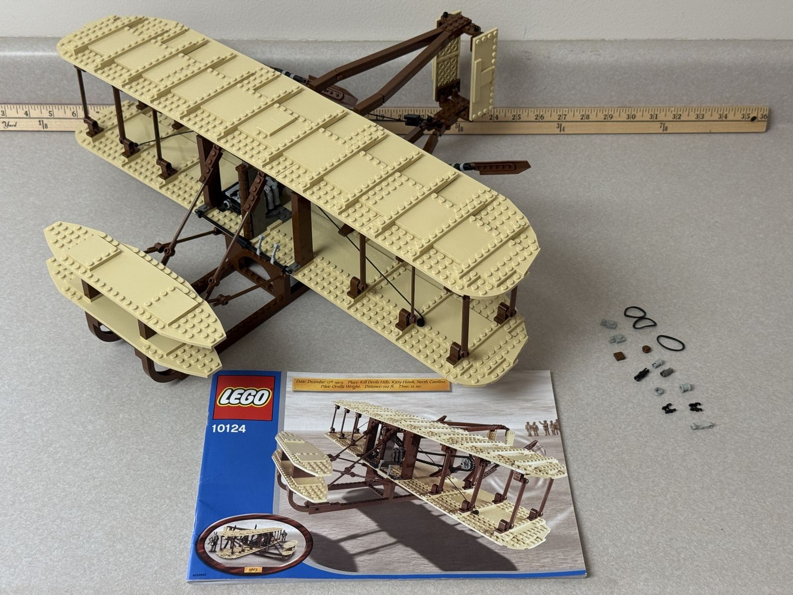 LEGO 10124 Wright Flyer Complete Set with Manual