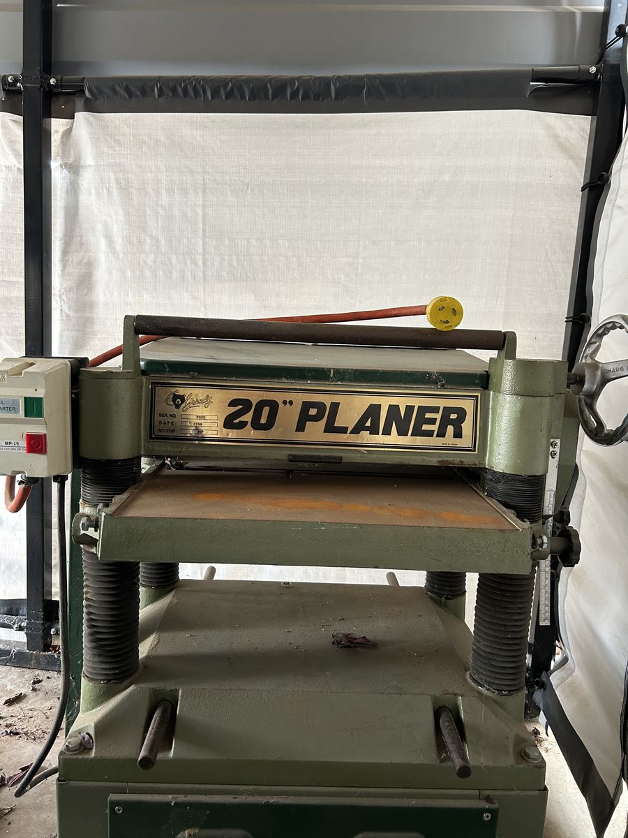 20” Grizzly Planer 220 power
