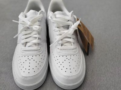 Nike Court Vision Low Next Nature White Sneakers Size US 7.5