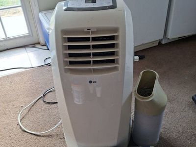LG Portable Air Conditioner Unit with Exhaust Hose and Window Kit