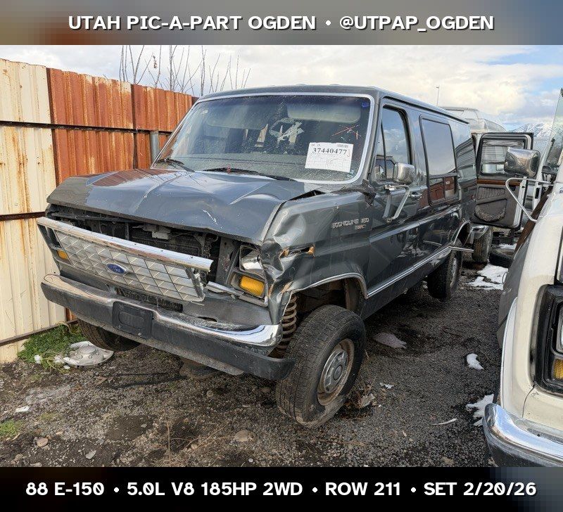 1988 Ford E-150 Parts - UTPAP Ogden