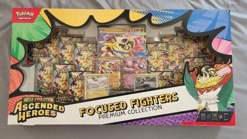 Pokemon TCG Ascended Heroes Focused Fighters Premium Collection Box - Sealed