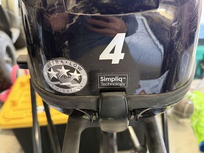 Tohatsu 4 HP Outboard Boat Motor