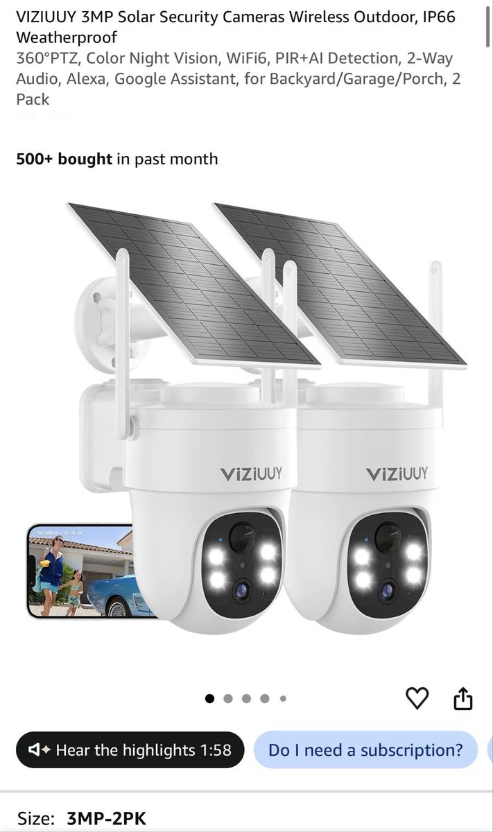 Security cameras