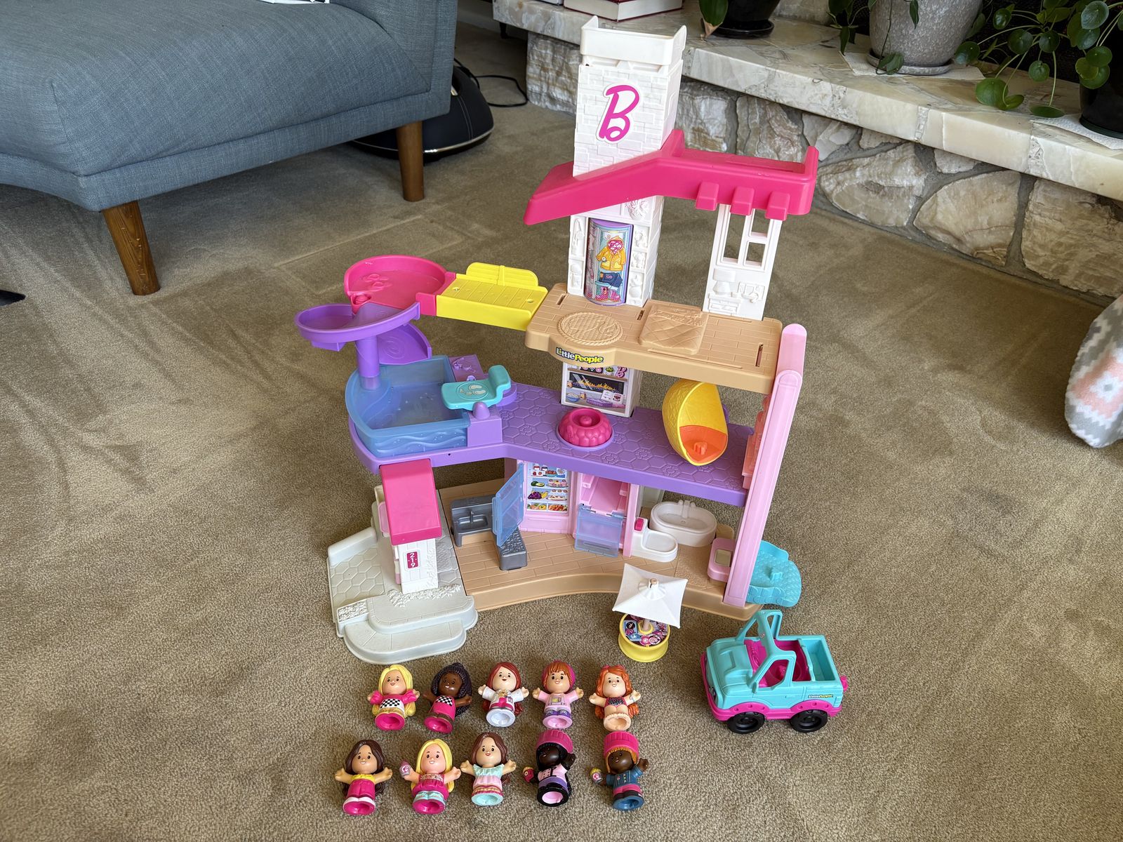 Fisher-Price Little People Barbie Dreamhouse Set