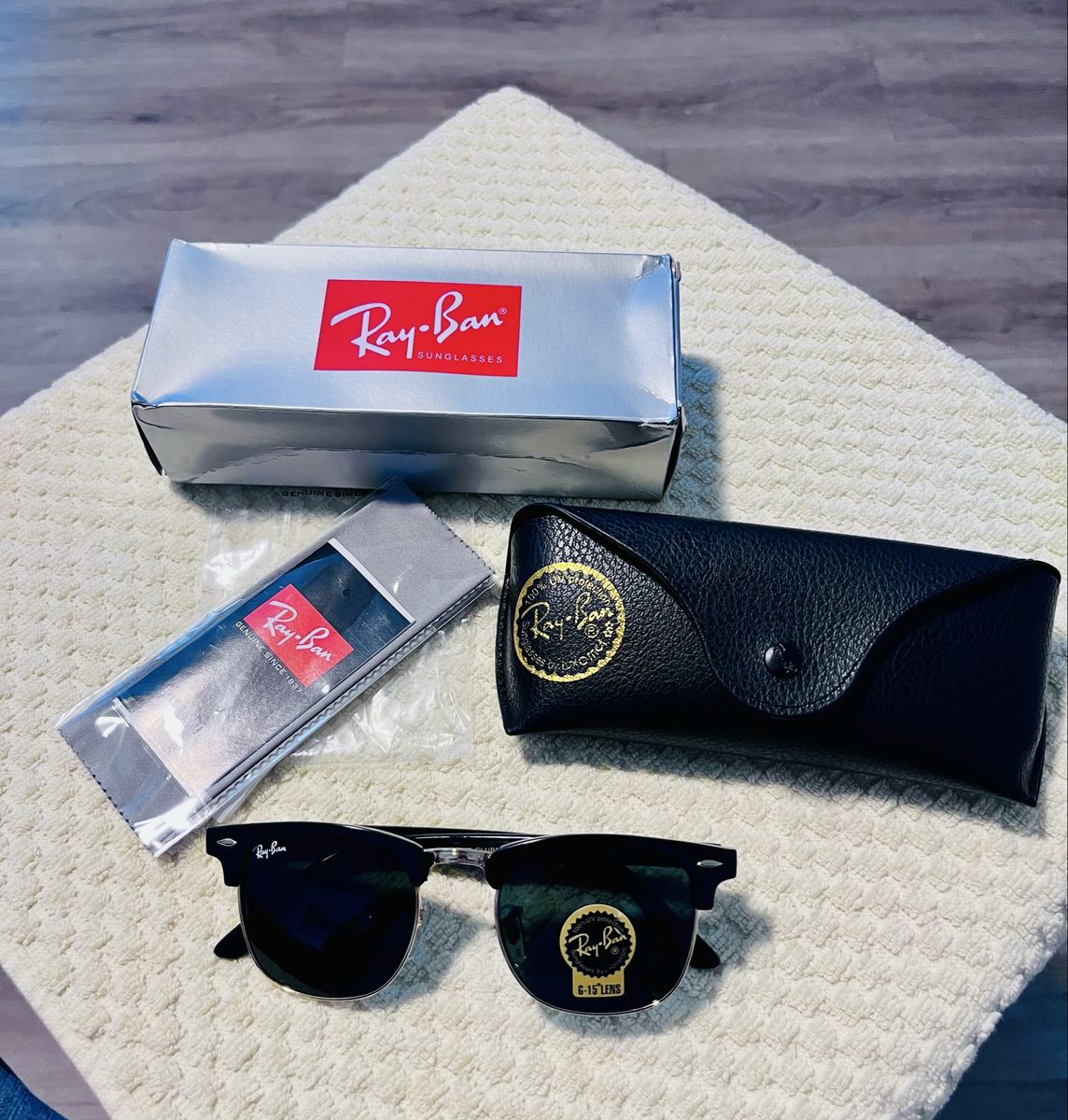 Ray Ban Clubmaster (w/G-15 lens) NEW