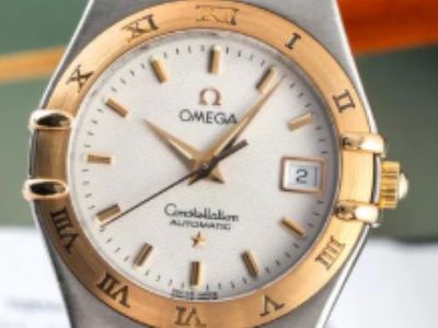 Omega Constellation Woman's Automatic Stainless Steel 18K Yellow Gold 27.5mm