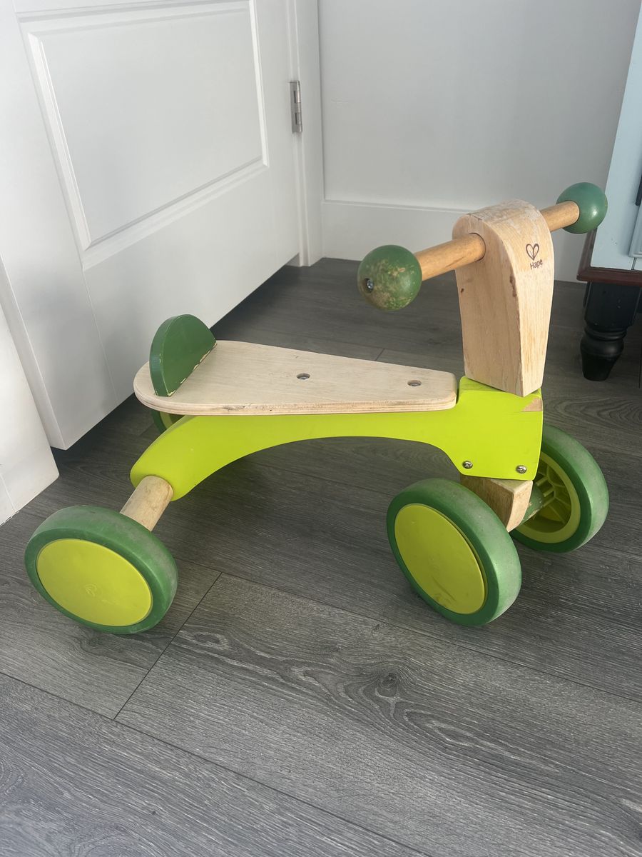 Hape Wooden Scoot Around Ride-On Toddler Toy