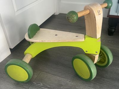 Hape Wooden Scoot Around Ride-On Toddler Toy