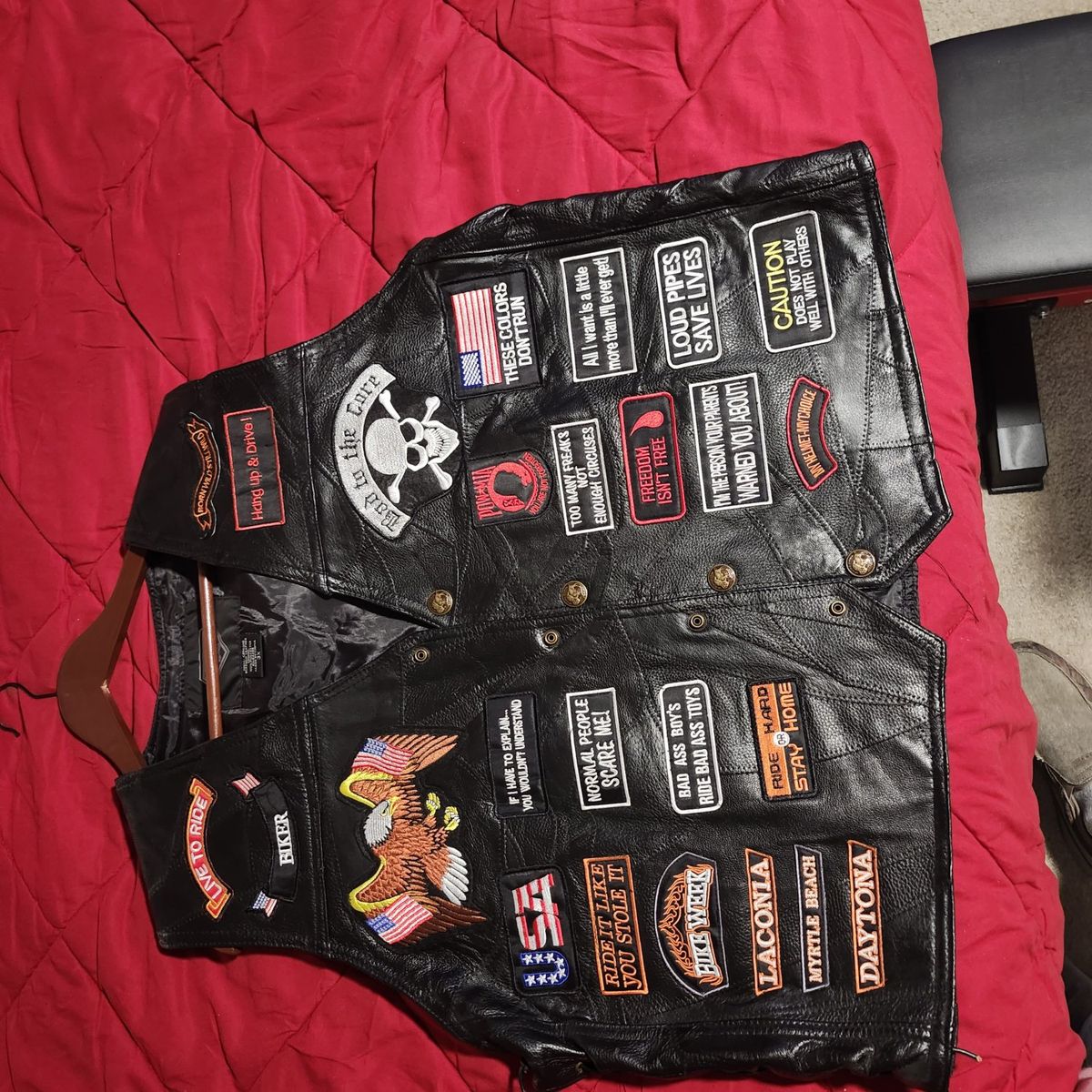 motorcycle vest for sale