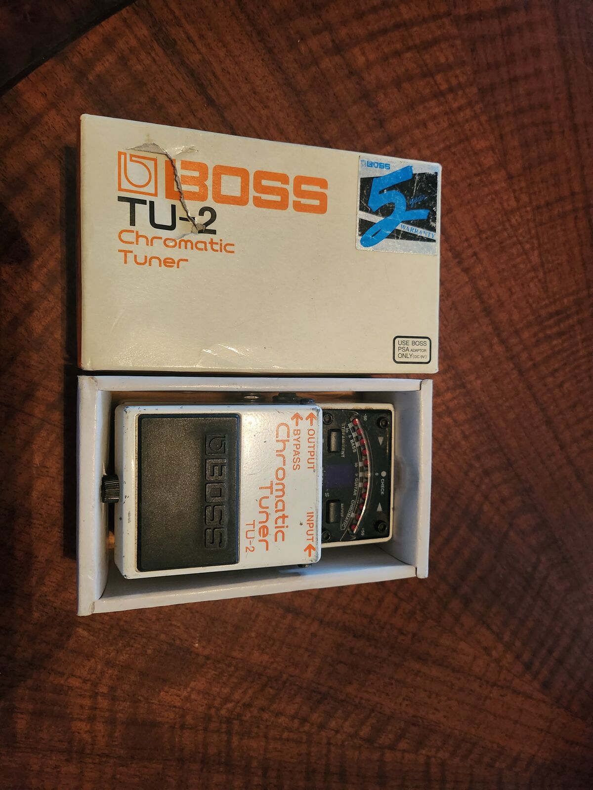 Boss TU-2 Chromatic Tuner Pedal Guitar Bass