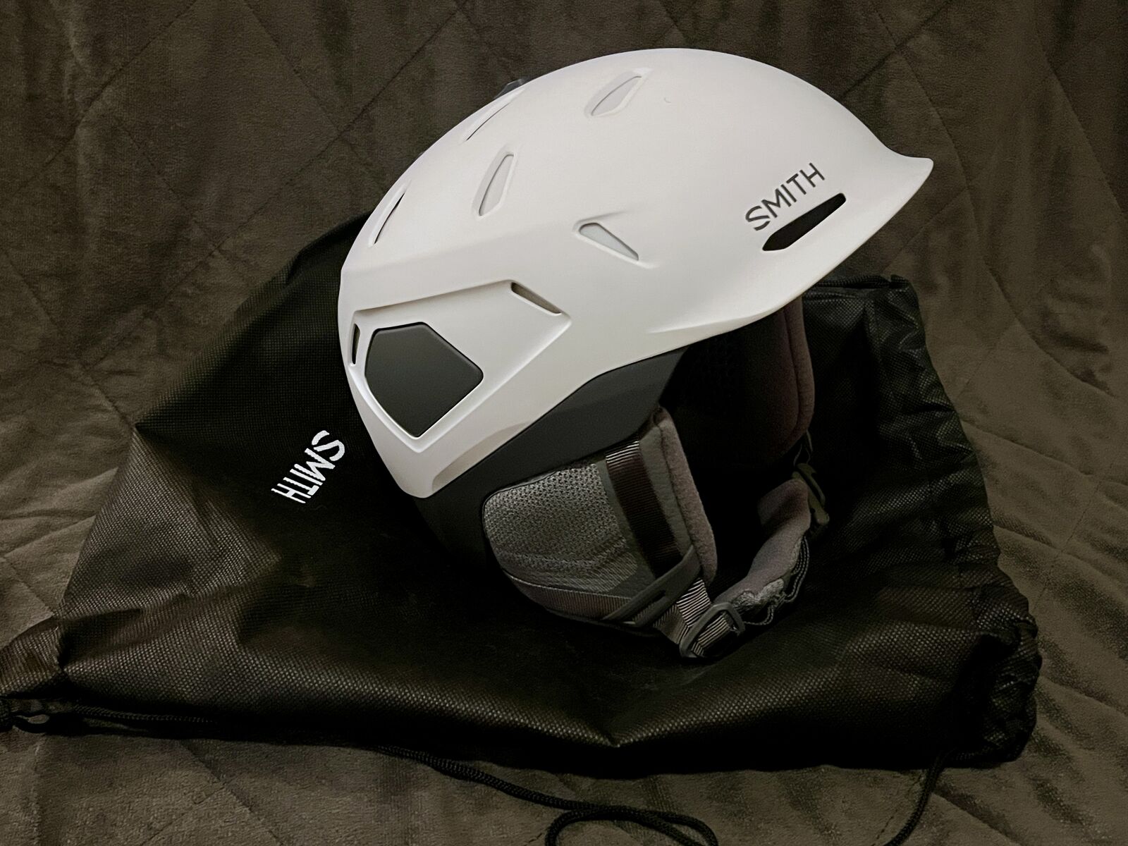Smith Nexus Mips Snow Helmet,  Matte White/Slate, Size L (59-63cm)