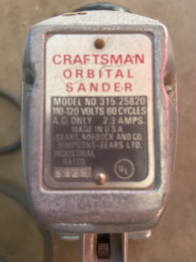 Craftsman Orbital Sander