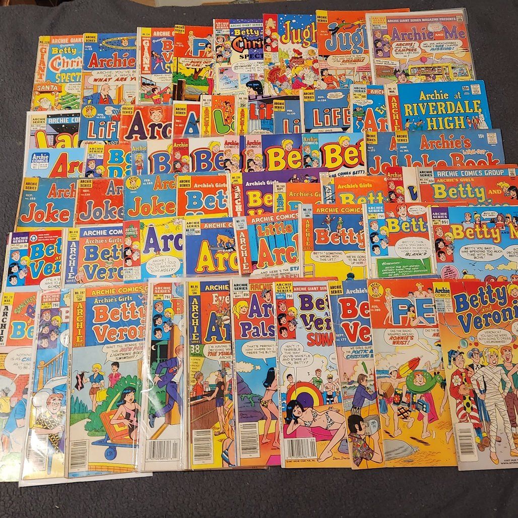 Lot of 55 Archie brand comic books