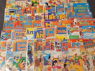 Lot of 55 Archie brand comic books