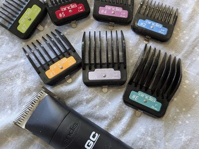Professional quality dog grooming set