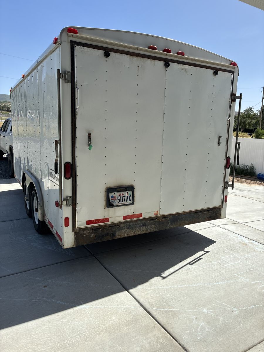 Construction trailer with all tools