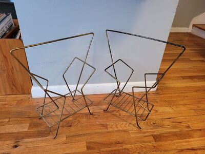 MCM Modern Magazine Rack Pair