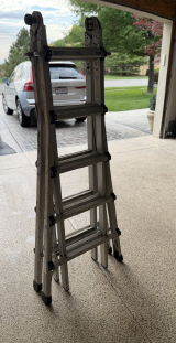 Multi-Position Telescoping/Articulating Ladder