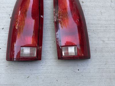 OEM Truck / SUV Red Tail Light Lens Covers - Pair (Left & Right) 97 Chevrolet