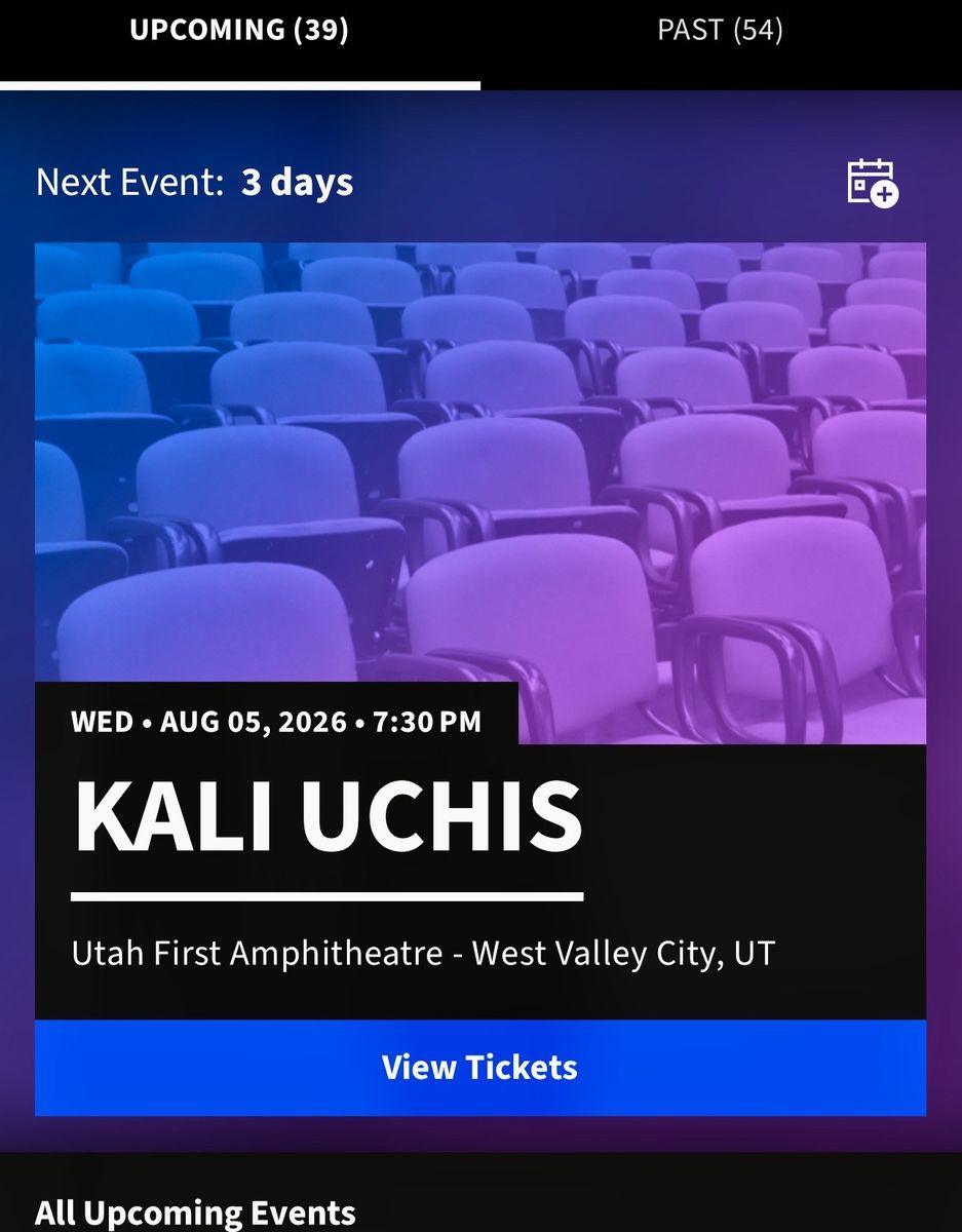 Kali Uchis  Row A VIP sec. 202 W/Box parking