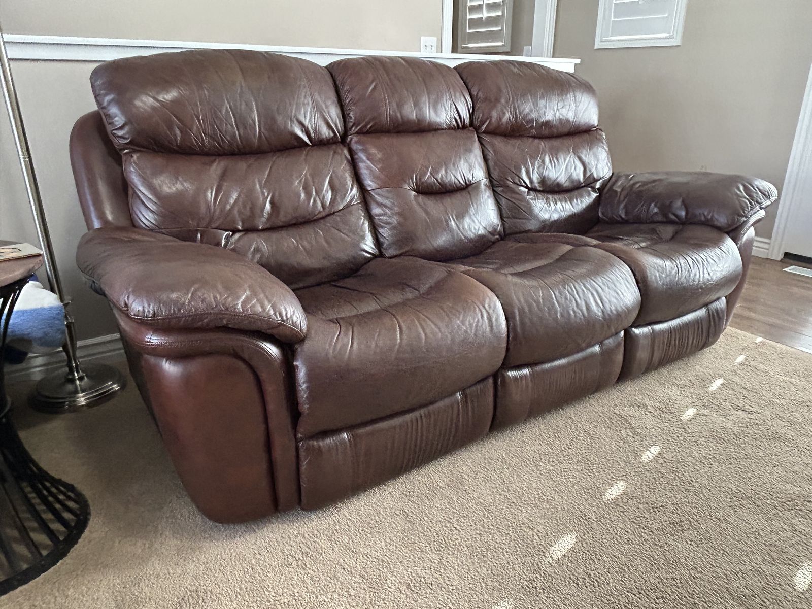 Leather Sofa Recliner