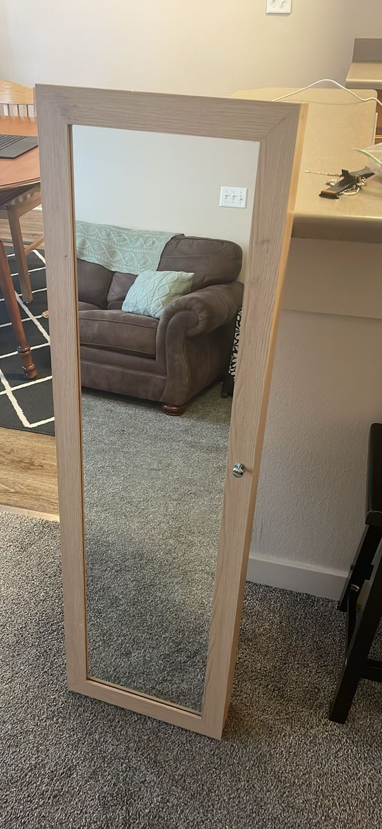 Full-Length Mirror Jewelry Box