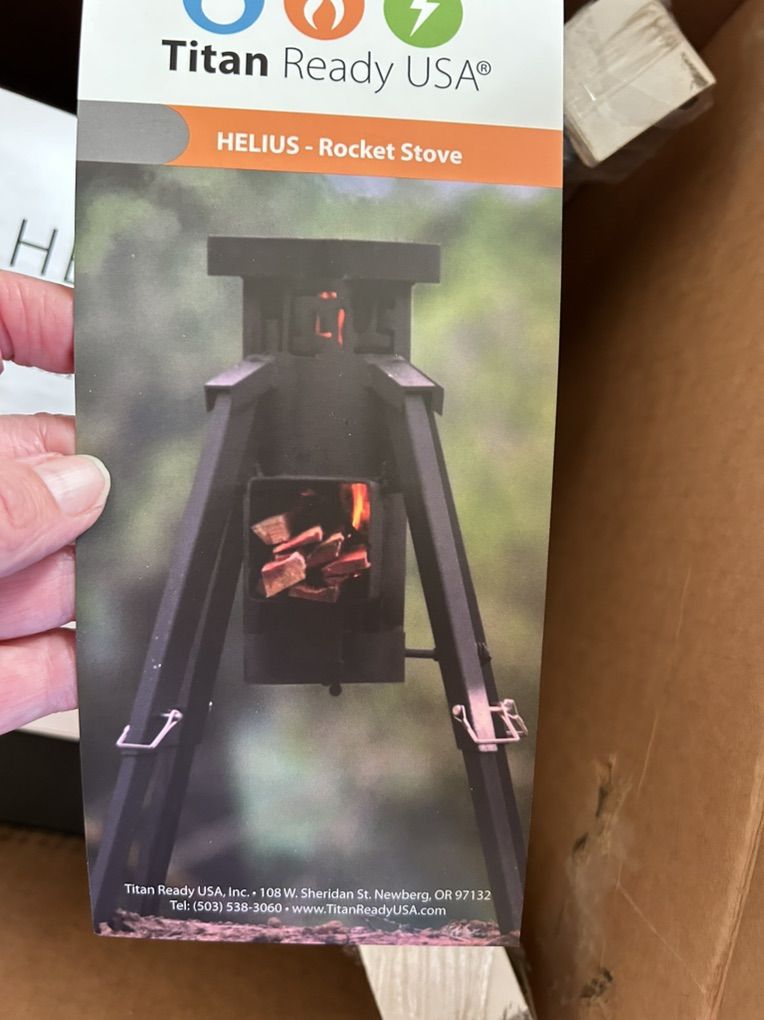 HELIUS Rocket stove BRAND NEW