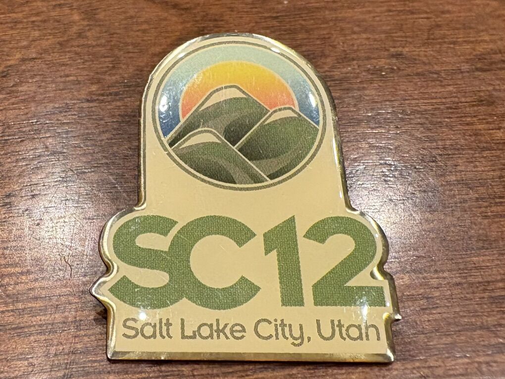 SC12 Salt Lake City Pin Supercomputing Conference
