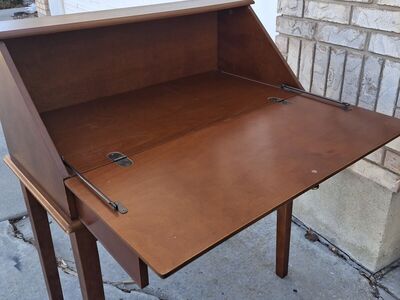 all wood secretary desk