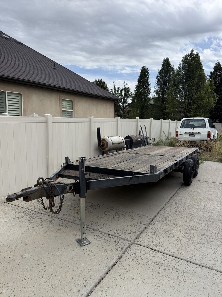 18’ flatbed trailer 